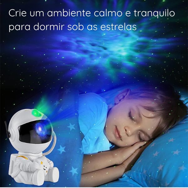 Astronauta Projetor de Estrelas e Galáxias