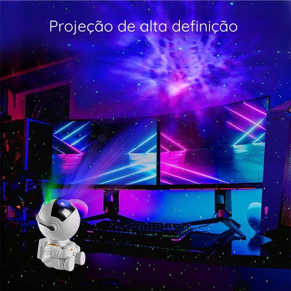 Astronauta Projetor de Estrelas e Galáxias